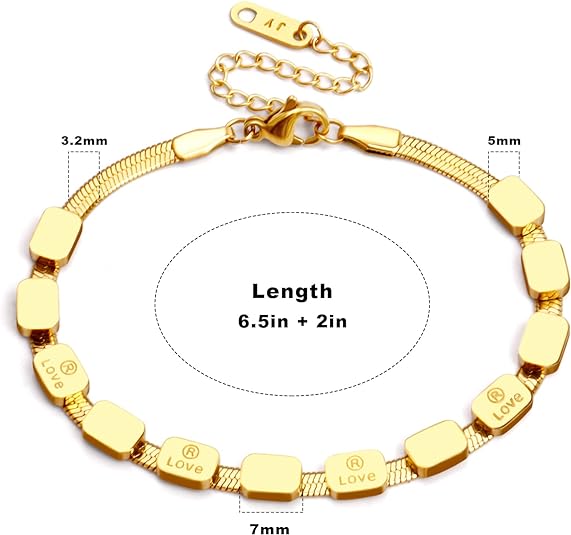 Zewar-e-Mohabbat – 18K Gold-Plated Love Bracelet