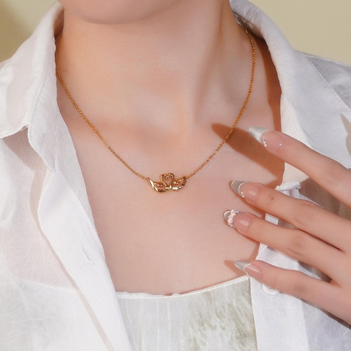 🧸✨Golden Hug Pendant