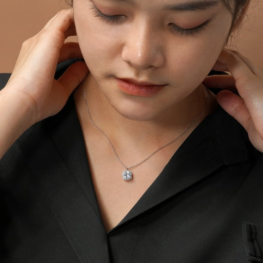 💎 Promise in Silver Necklace: