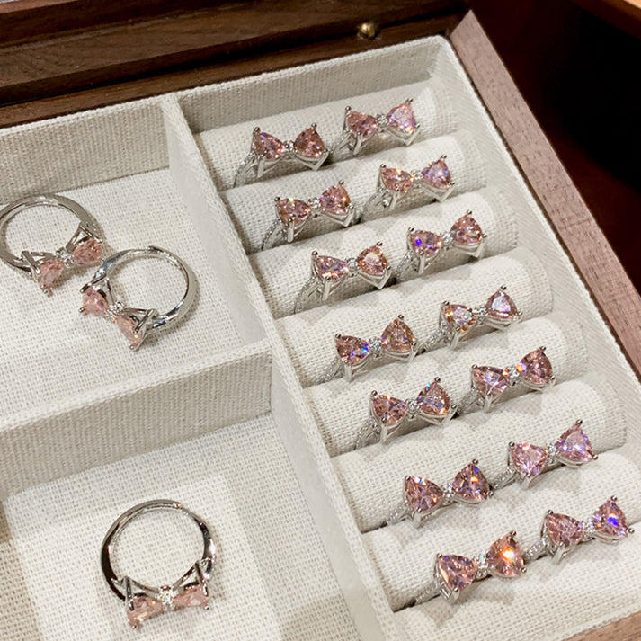 Blush Bow Ring 💝