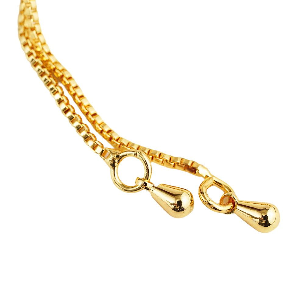 18k Golden Aura Beaded Bracelet