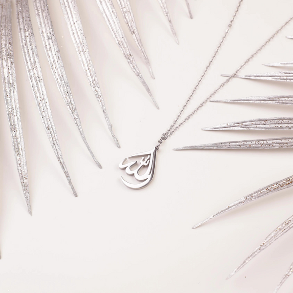 Divine Tear Drop Allah Necklace
