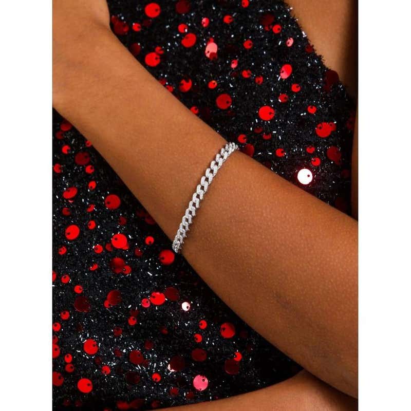 925🥈 Sterling Silver Cubic Zirconia Bracelet 💫-