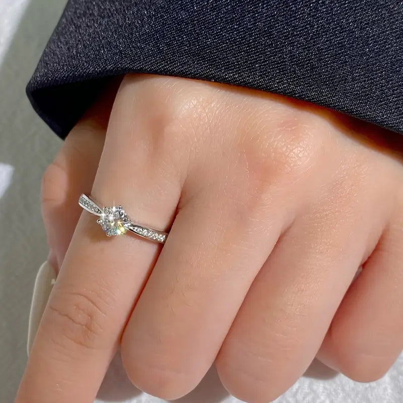 "Sparkle of Elegance – Adjustable Ring"