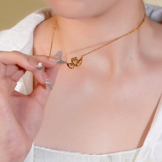 🧸✨Golden Hug Pendant