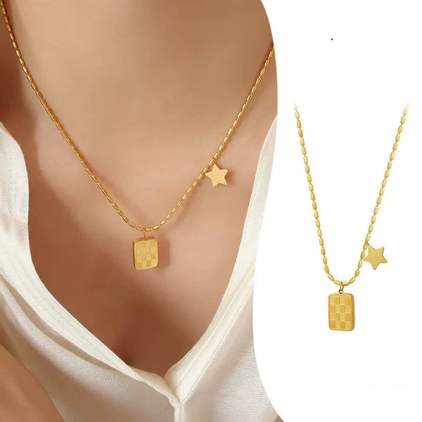 Lumino Buzz Necklace (22K Gold Plated)