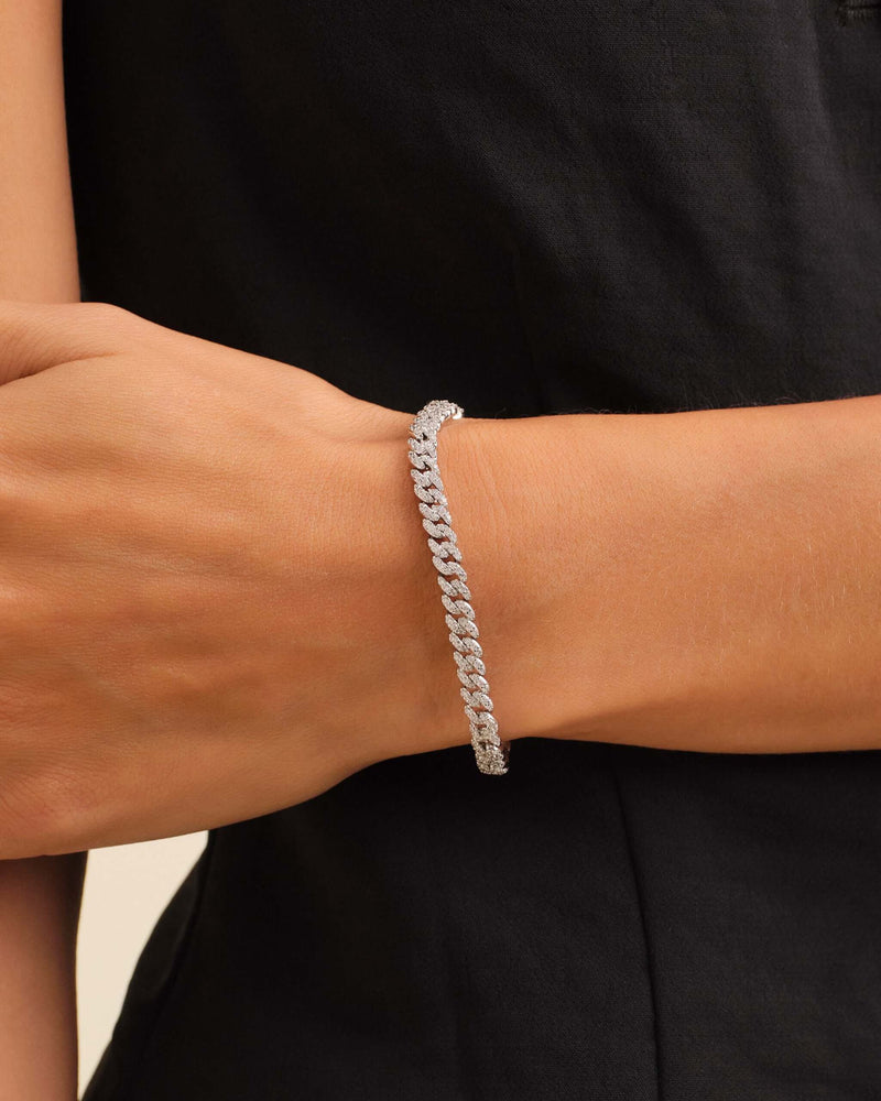 925🥈 Sterling Silver Cubic Zirconia Bracelet 💫-