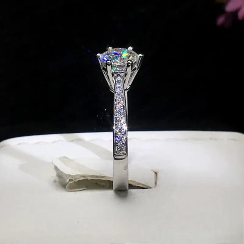 "Sparkle of Elegance – Adjustable Ring"
