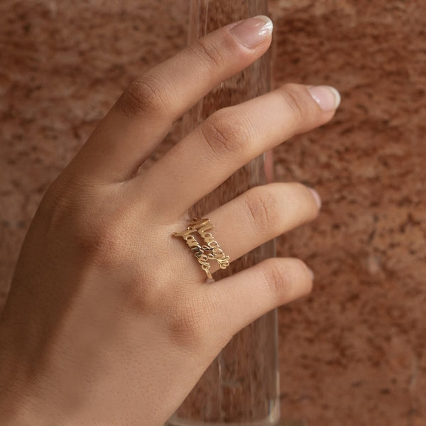 Two Name Ring