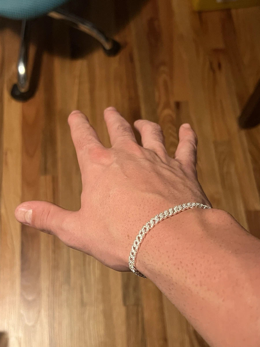 925🥈 Sterling Silver Cubic Zirconia Bracelet 💫-