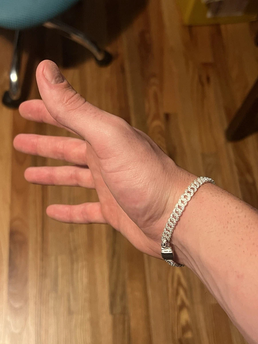 925🥈 Sterling Silver Cubic Zirconia Bracelet 💫-